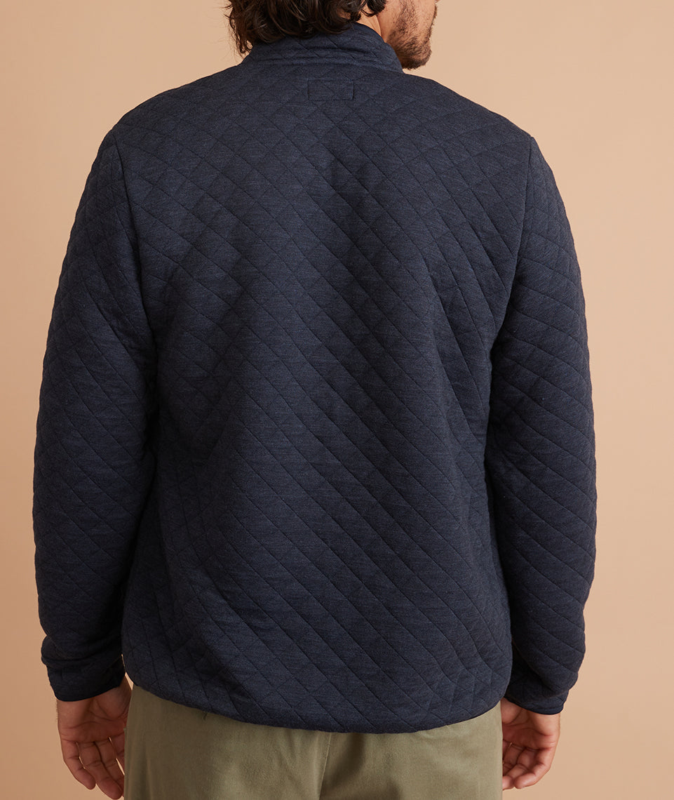 Men's Corbet Full Zip Jacket in Navy