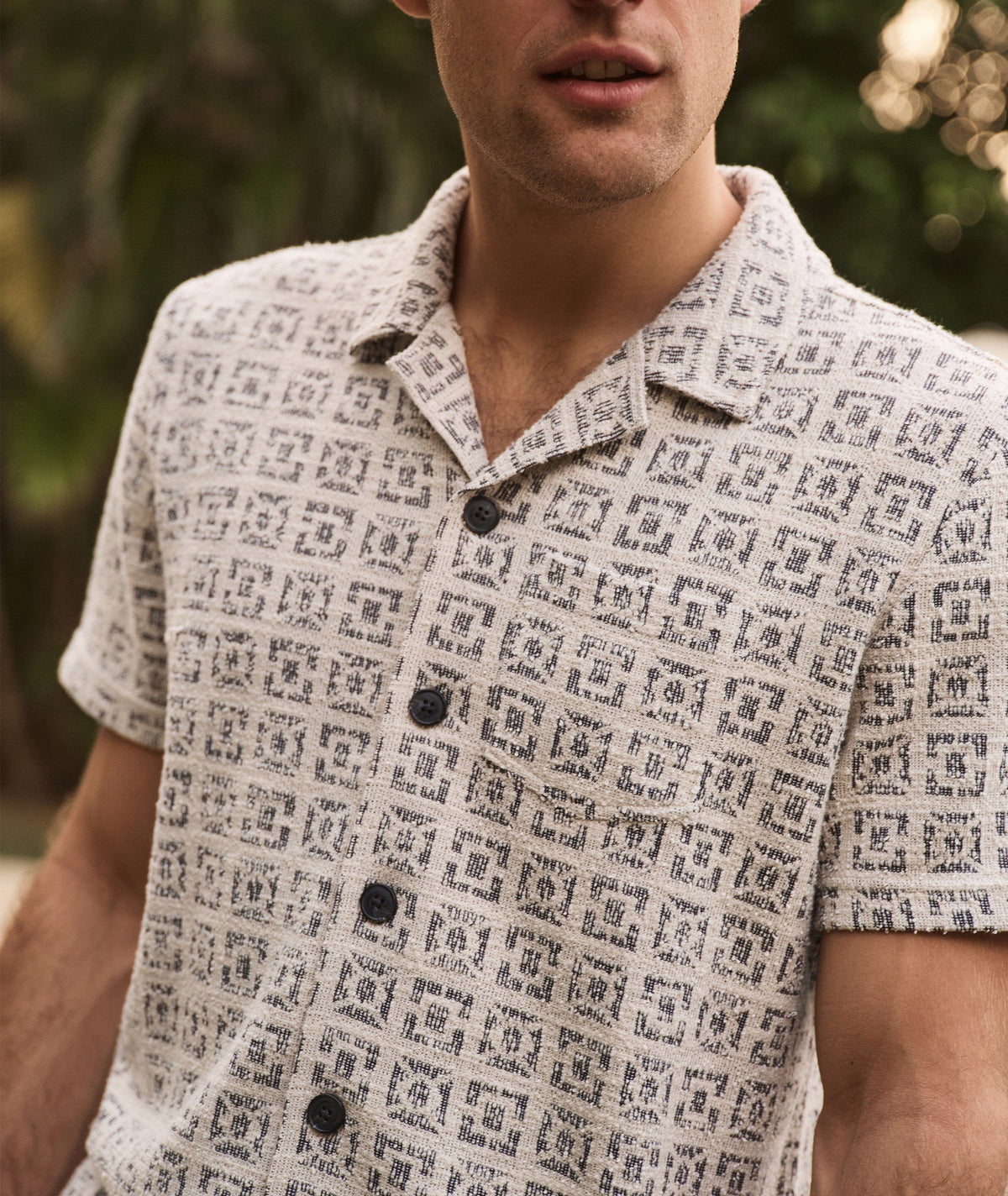 Cam Jacquard Resort Shirt