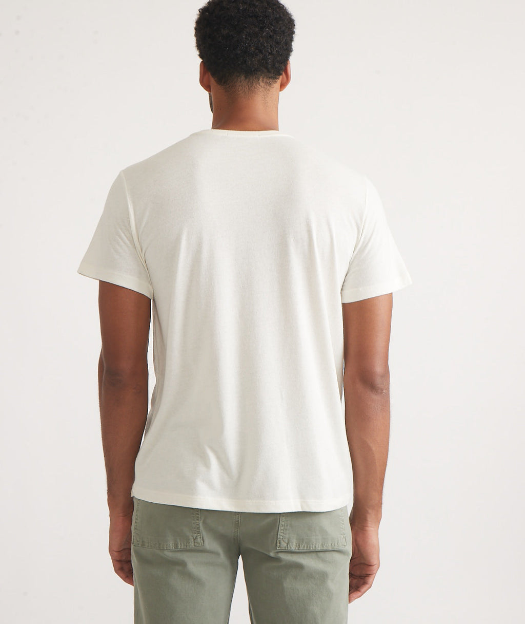 Men's Re-Spun Signature Crew in Natural