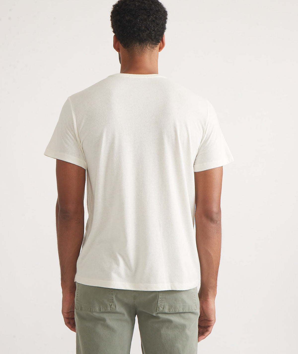 Men's Re-Spun Signature Crew in Natural
