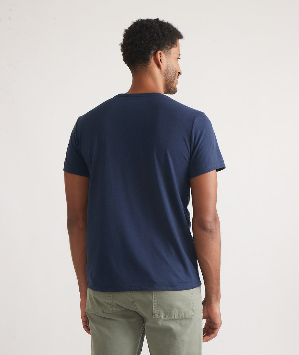 Men's Re-Spun Signature Crew in Navy