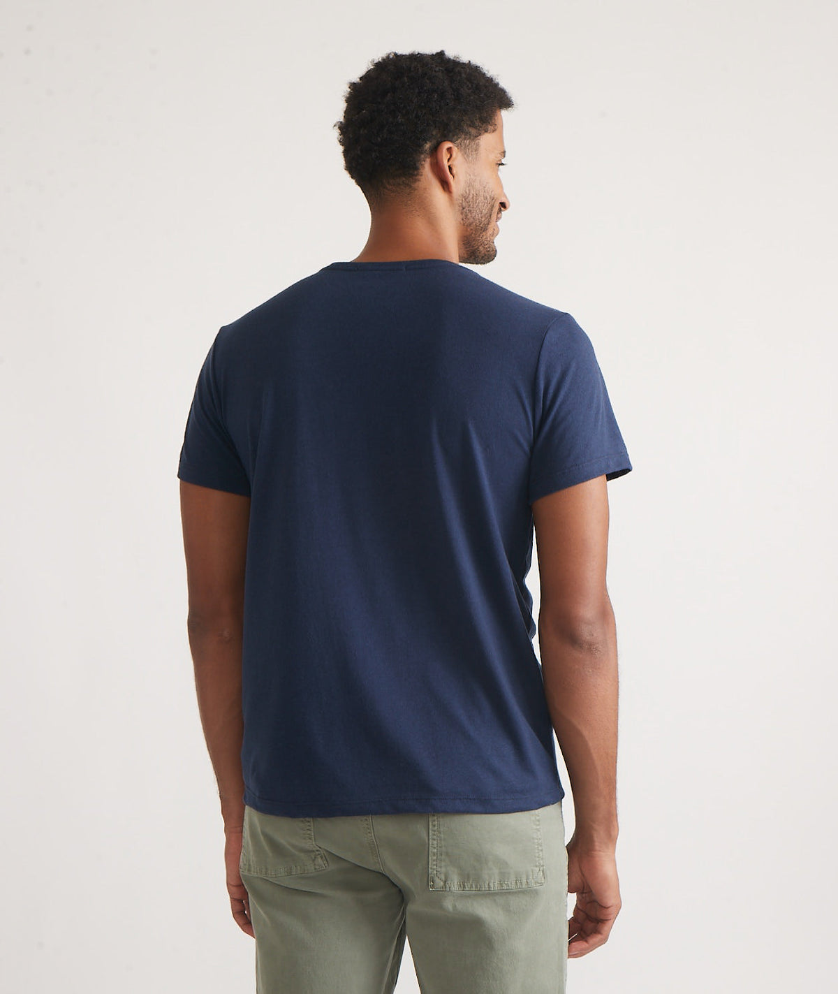Men's Re-Spun Signature Crew in Navy