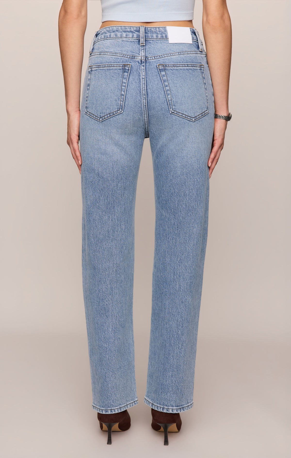 The Muse High-Rise Straight Denim