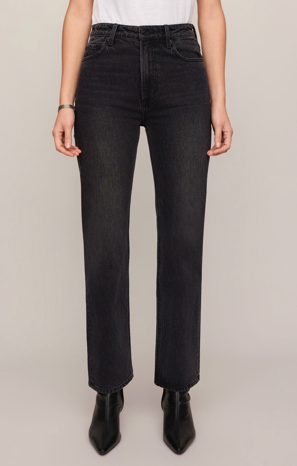 The Muse High-Rise Straight Denim