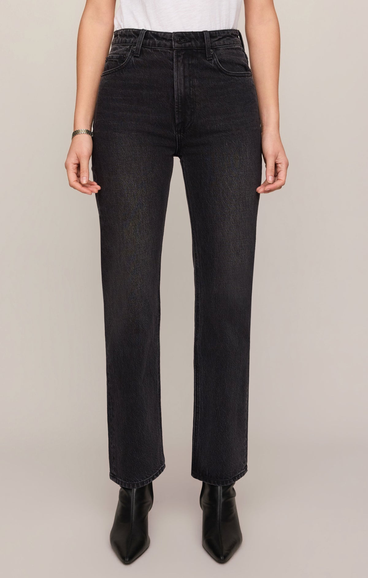 The Muse High-Rise Straight Denim