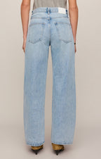 The Show Off High-Rise Bowed Denim