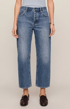 The Off Duty Mid-Rise Bowed Ankle Denim