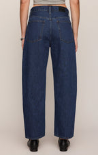The Off Duty Mid-Rise Bowed Ankle Denim