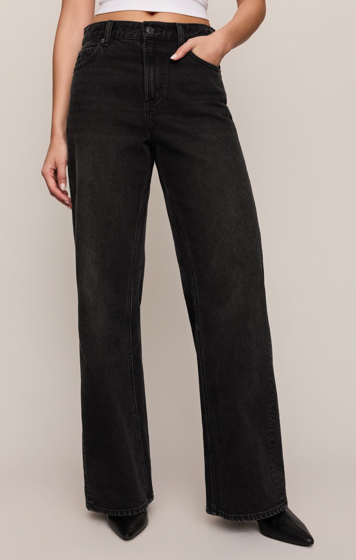 The Head Turner High-Rise Wide Denim