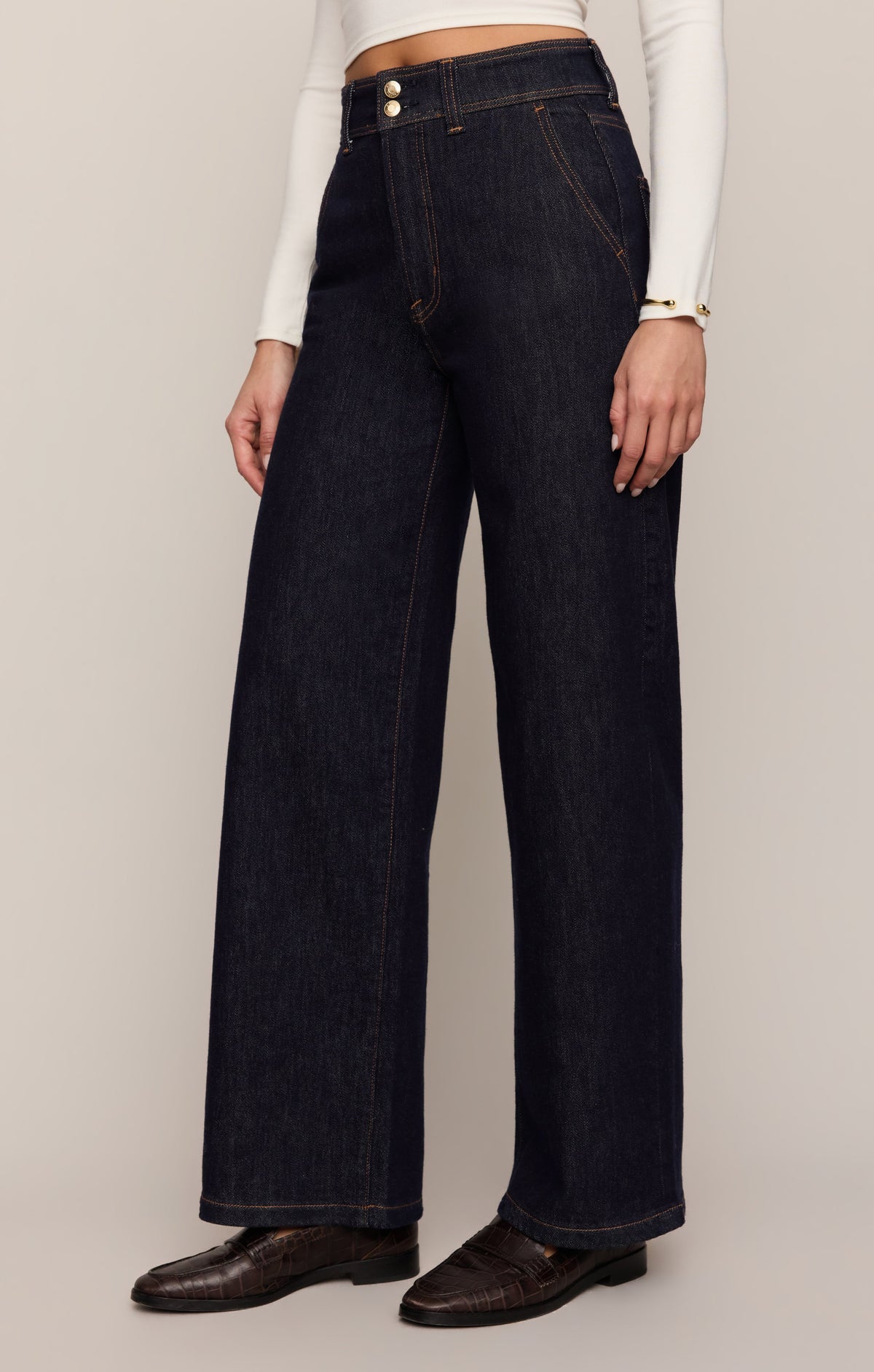 The Atelier High-Rise Trouser Denim