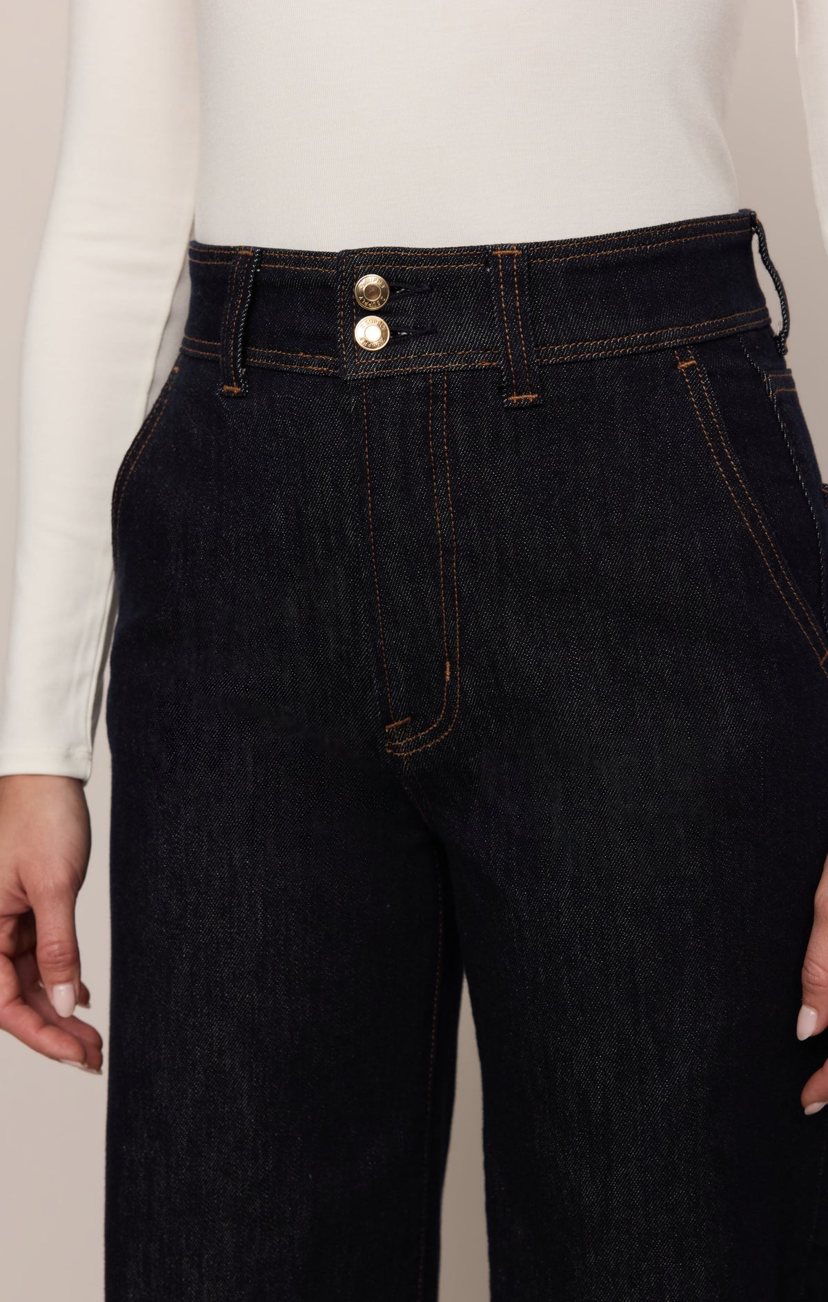 The Atelier High-Rise Trouser Denim