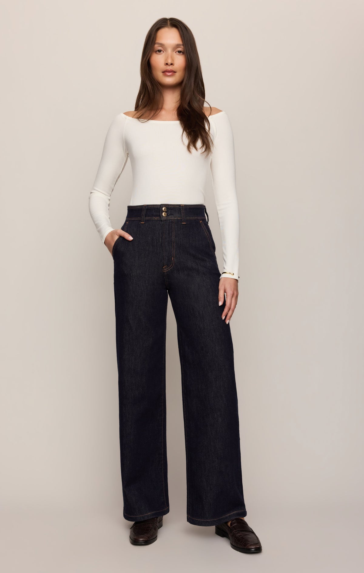 The Atelier High-Rise Trouser Denim