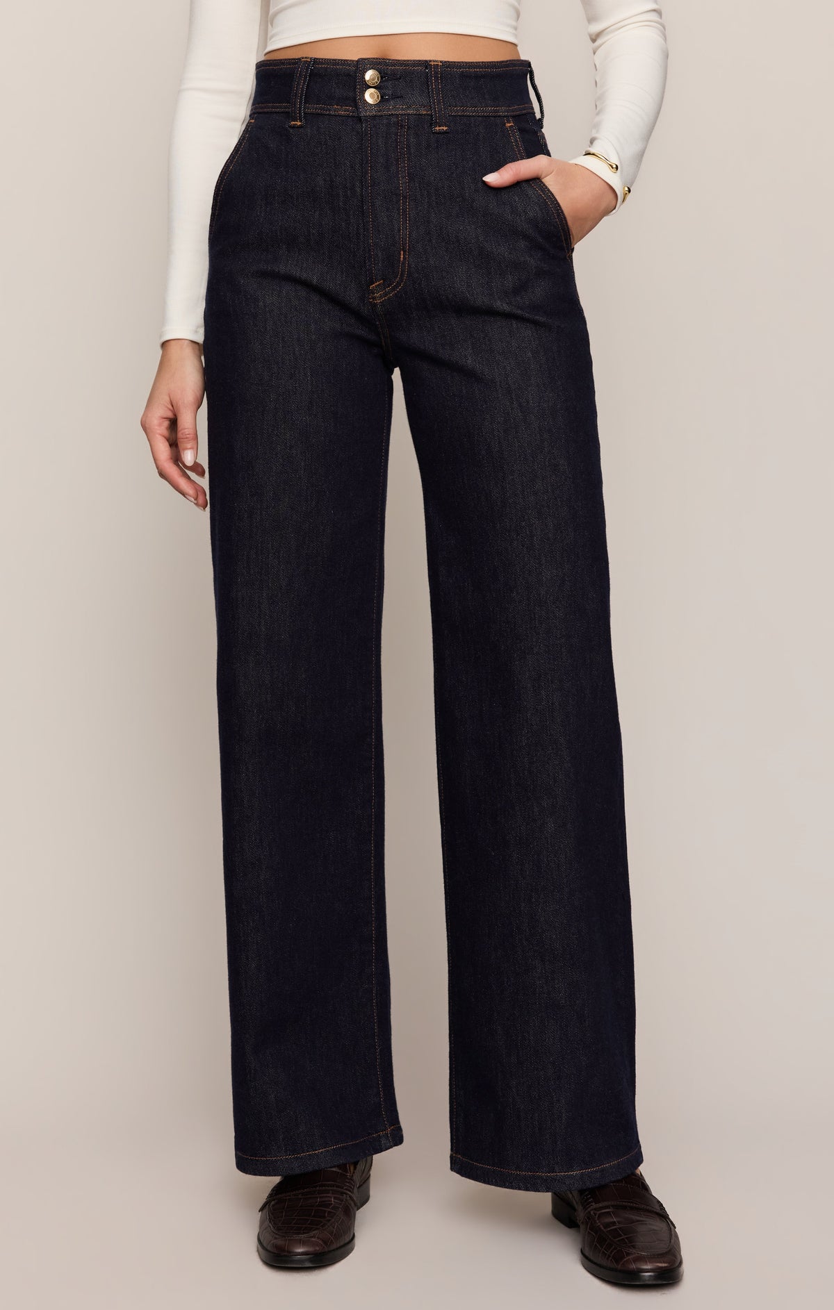 The Atelier High-Rise Trouser Denim