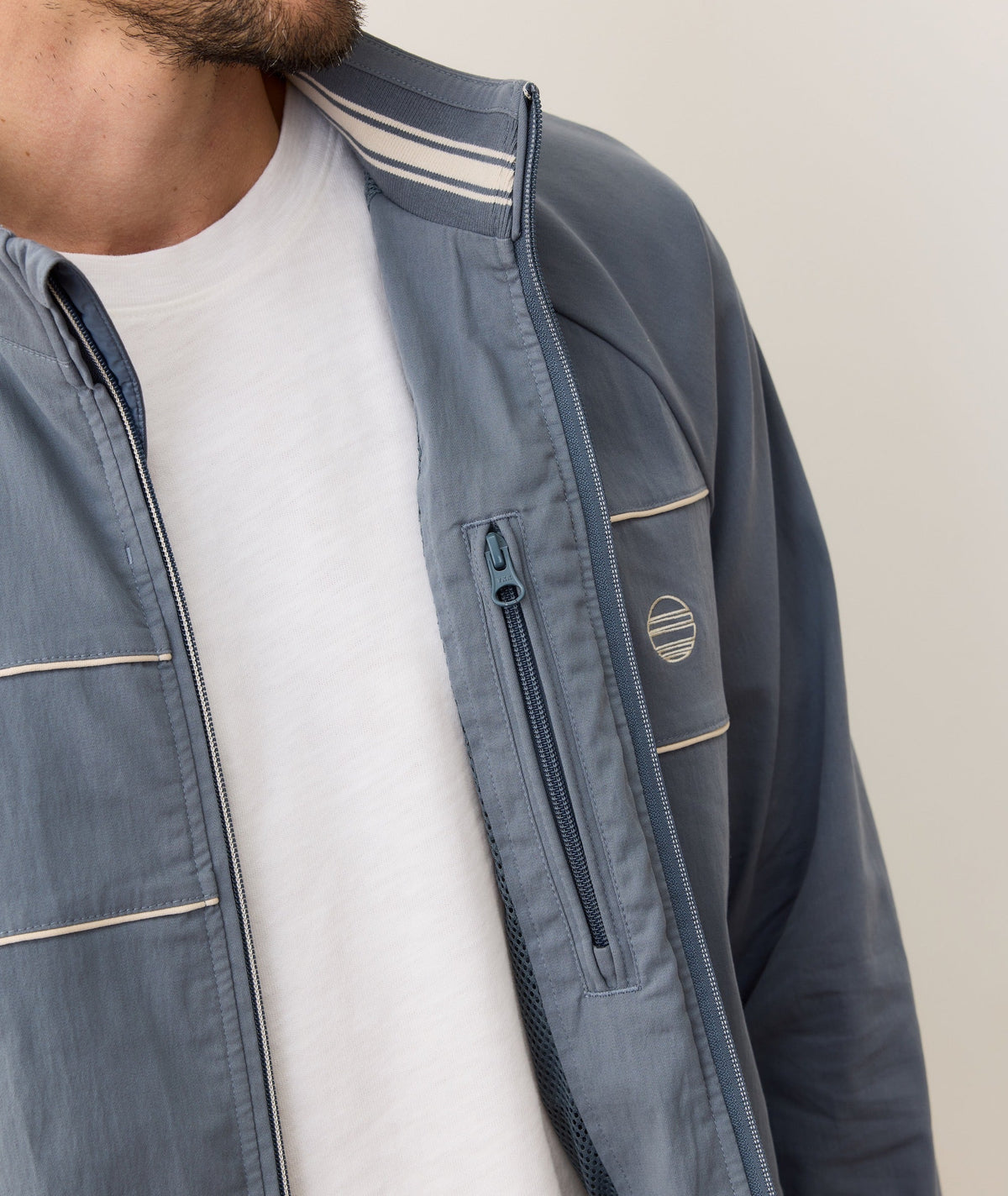 Custom Cut & Sew Freeman Stretch Twill Windbreaker