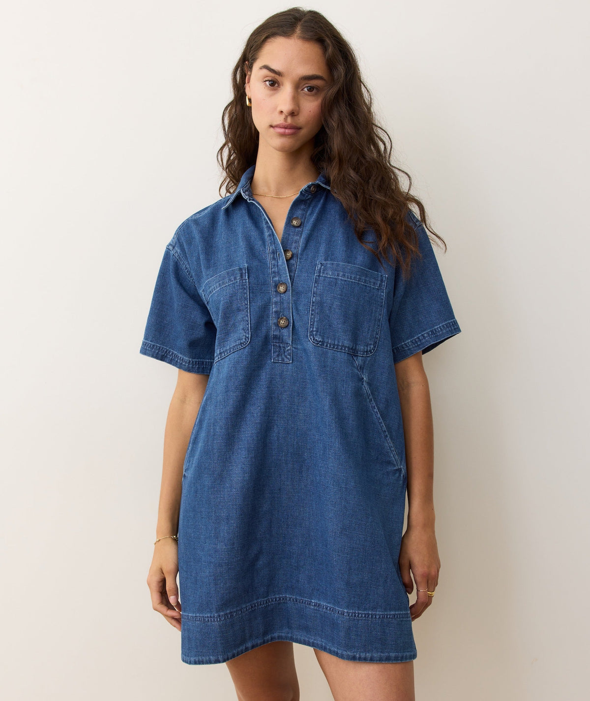 Liza Denim Mini Dress