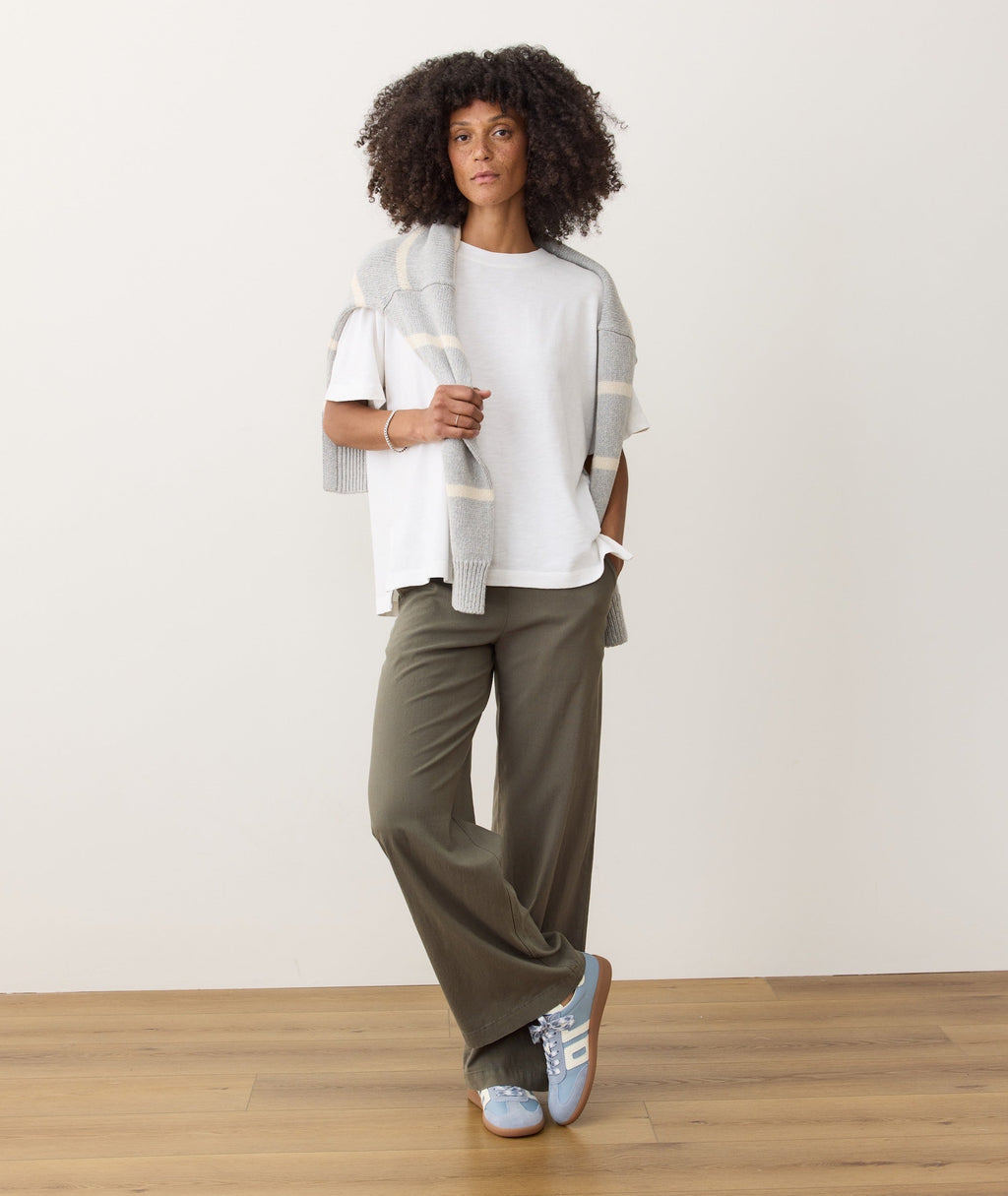 Sadie Vintage Slub Oversized Tee