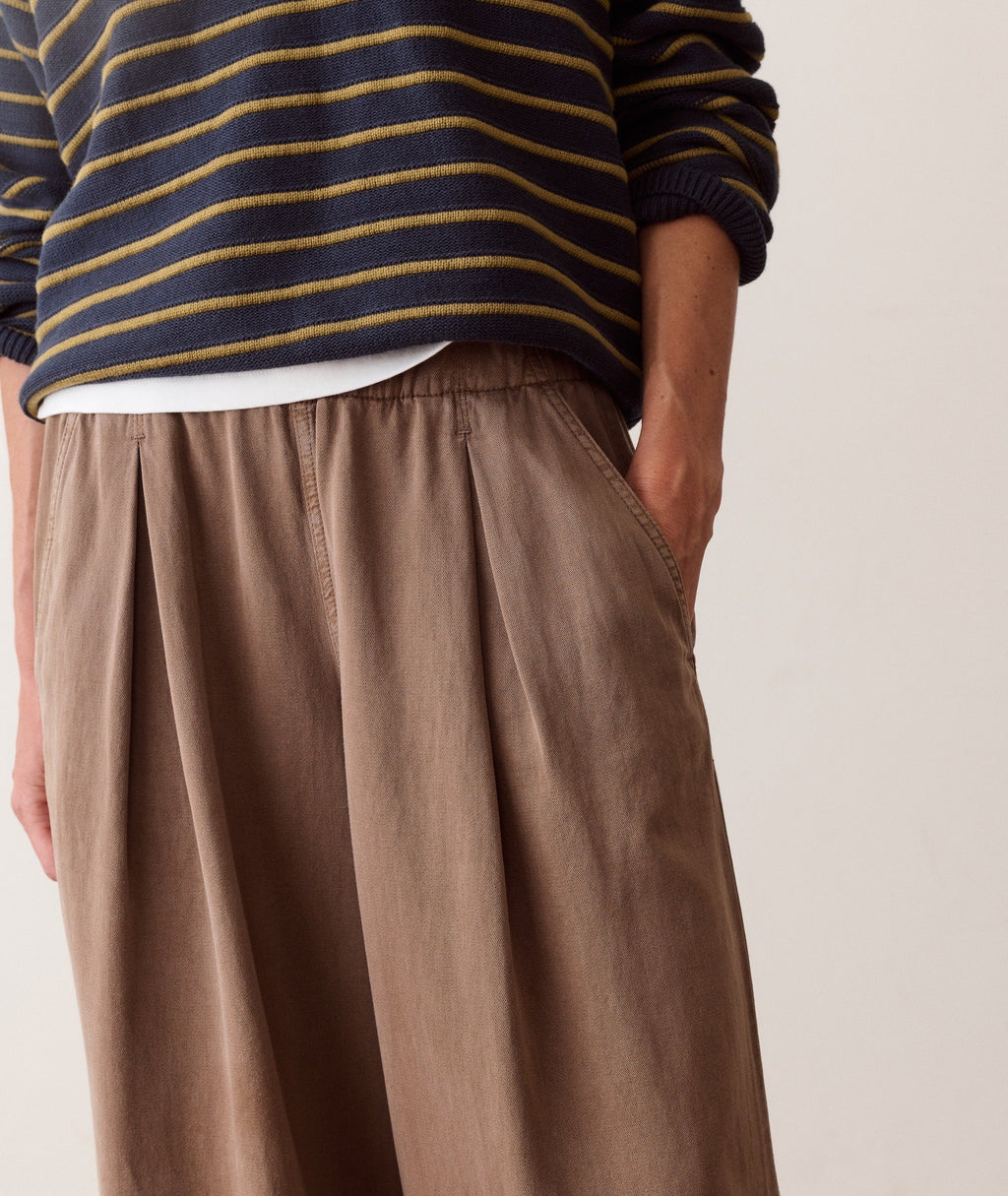 Allison Pleated Wide Leg Trouser