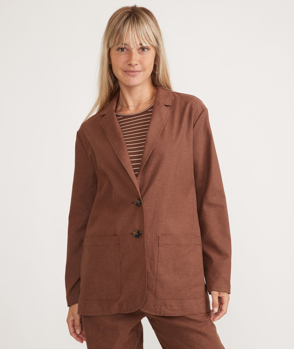 Flora Hemp Blazer