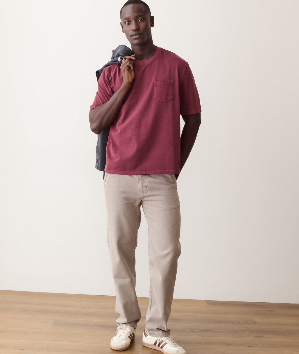 Luxe 250 Relaxed Pocket Tee