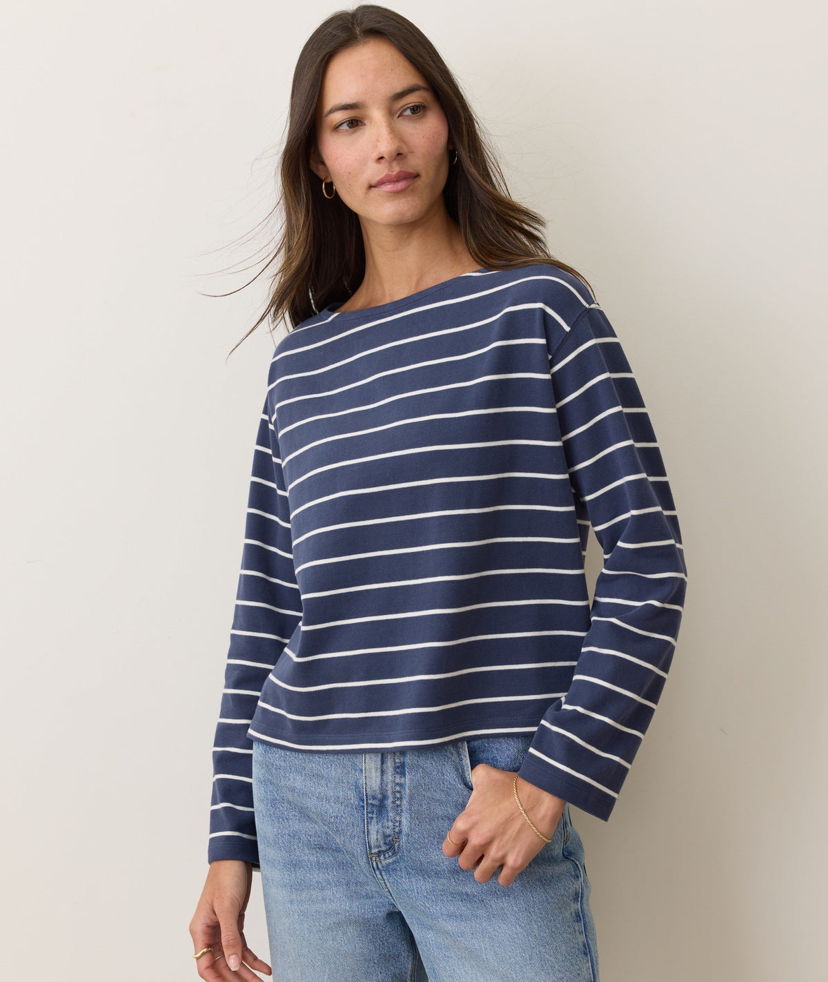 Sueded Jersey Mariner Tee