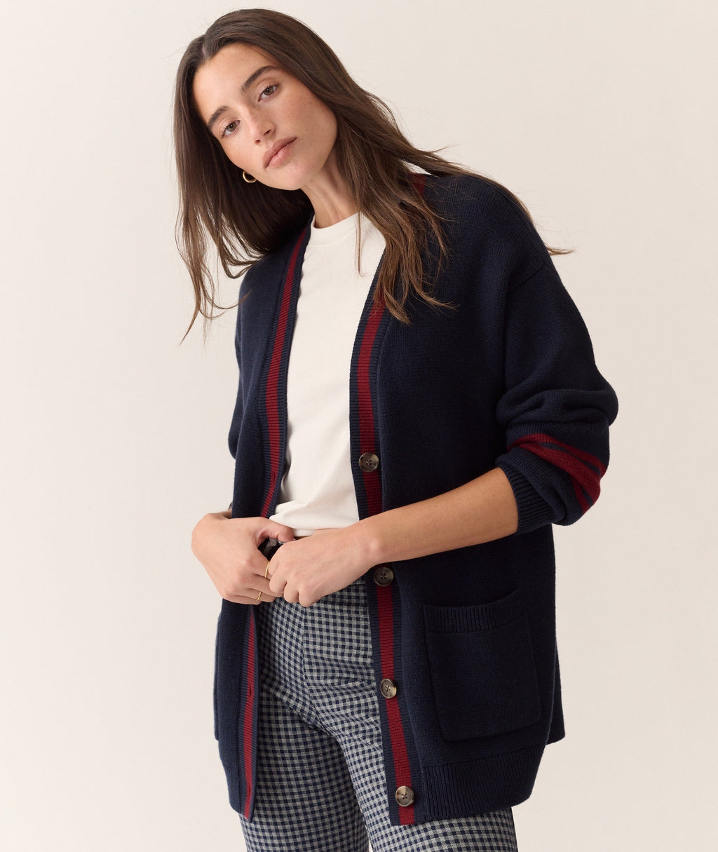 Maggie Varsity Cardigan