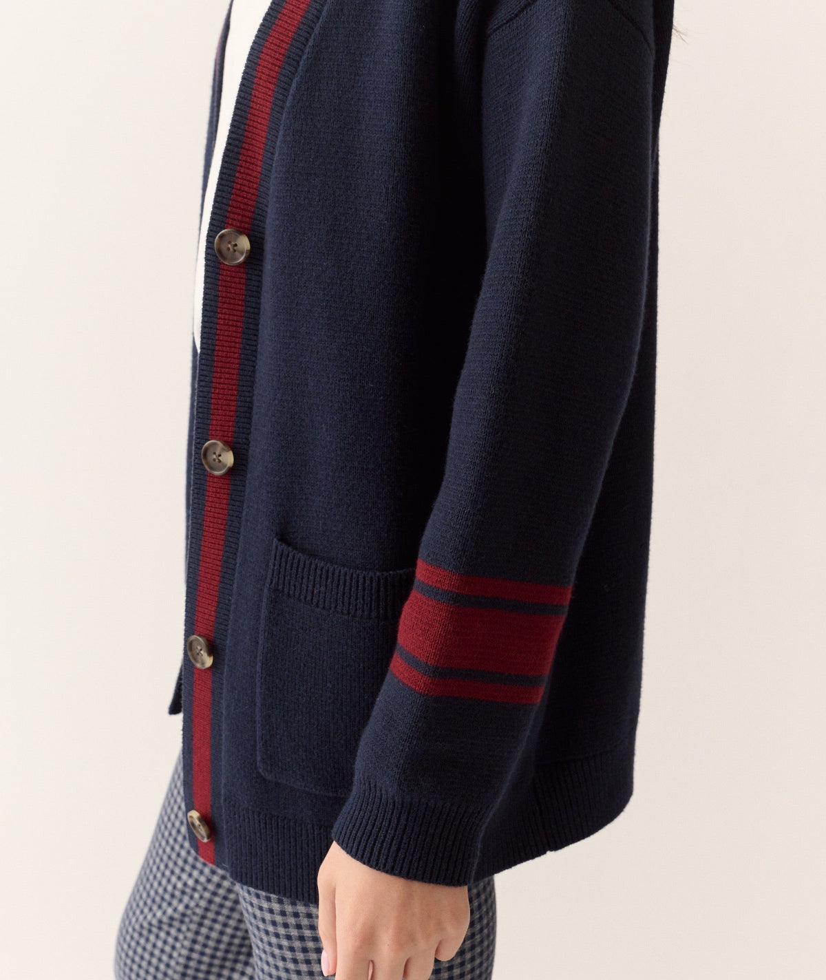 Maggie Varsity Cardigan