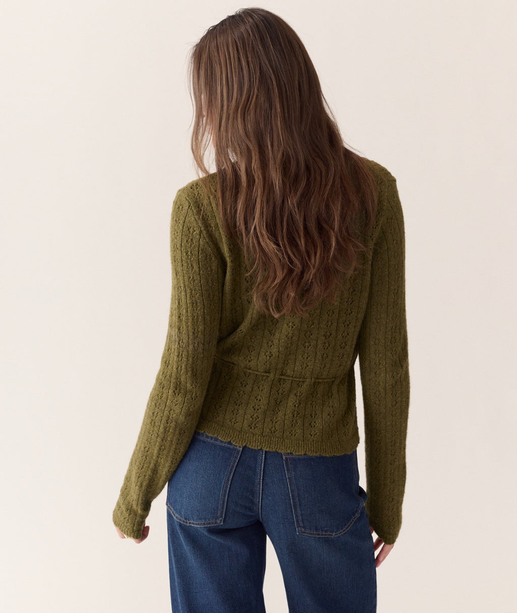 Sophie Pointelle Cardigan