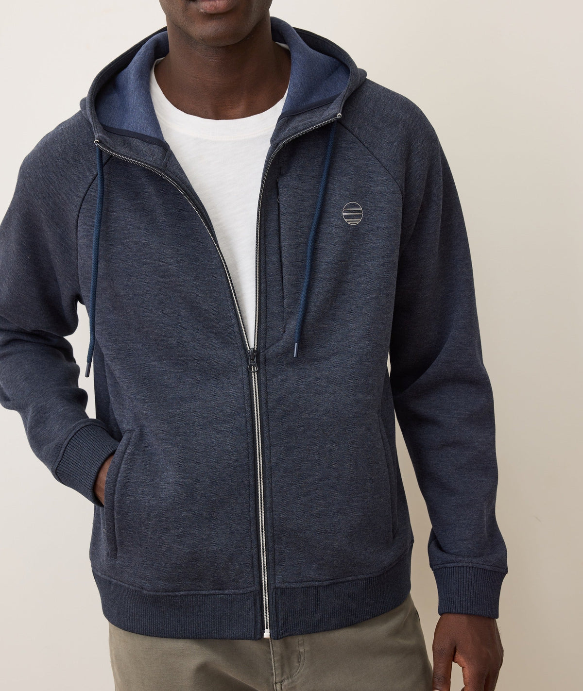 Scuba Knit Zip Hoodie