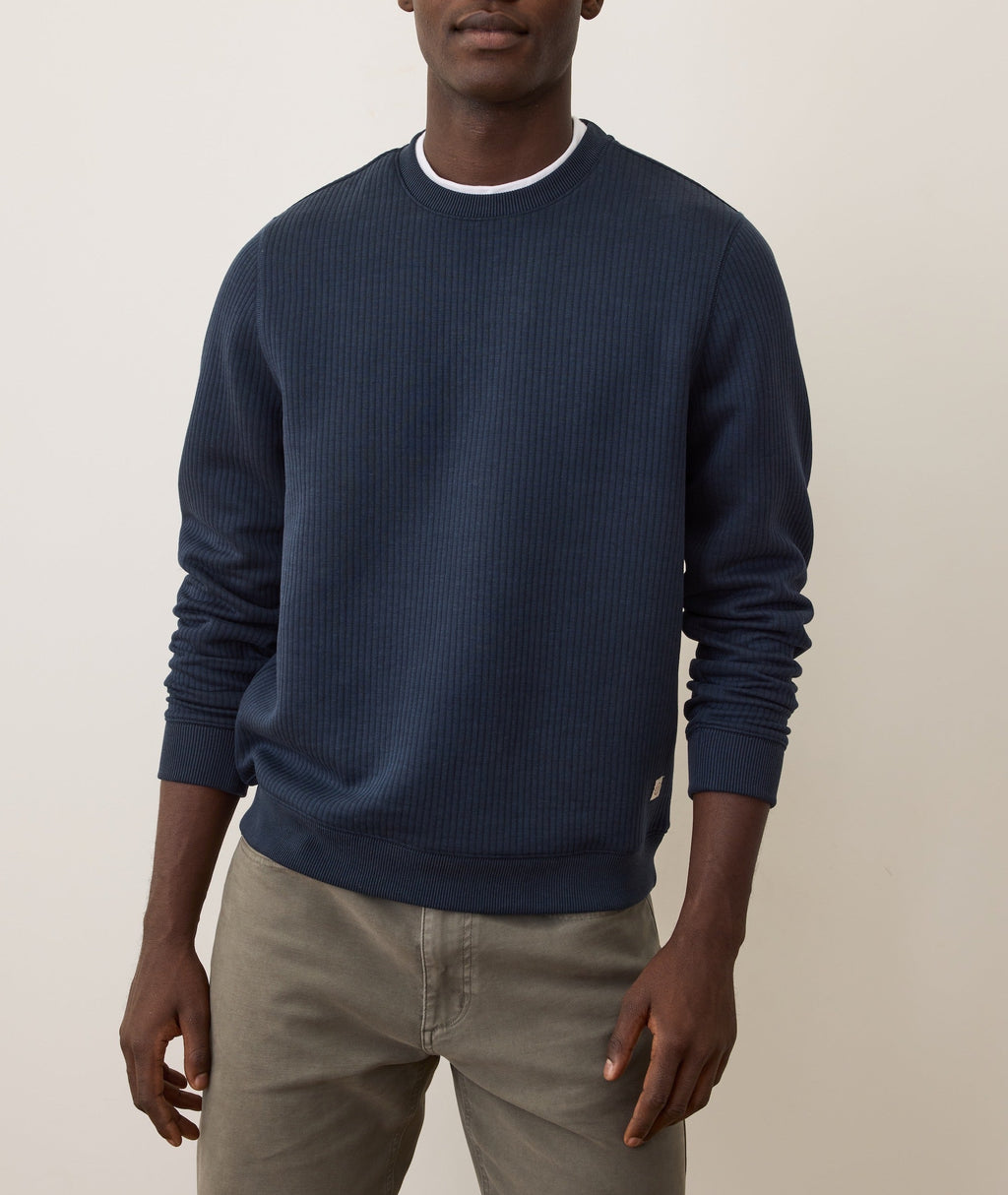 Corbet Quilted Crewneck