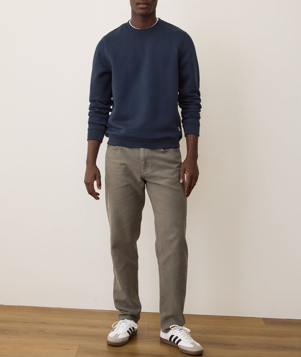 Corbet Quilted Crewneck