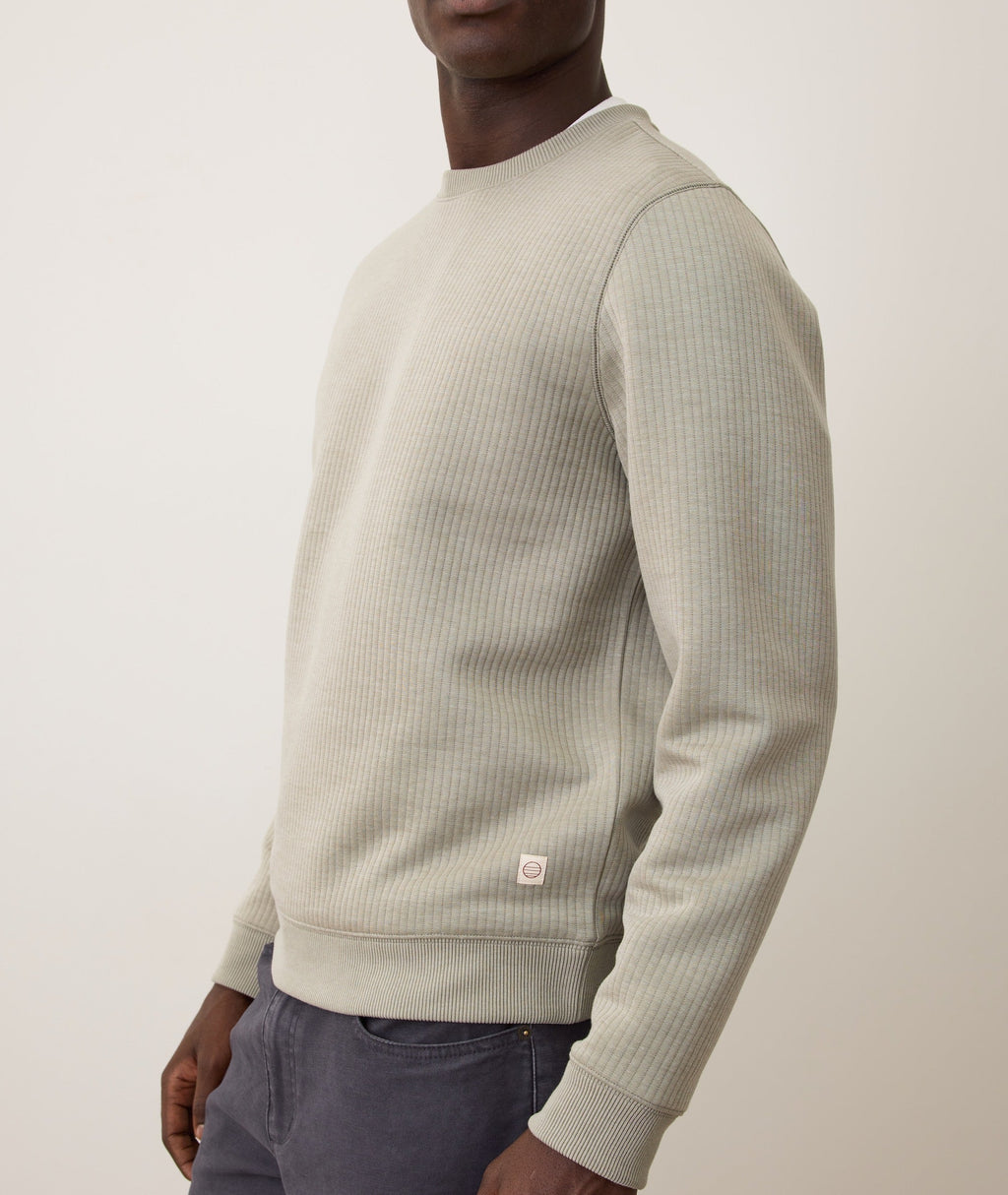 Corbet Quilted Crewneck