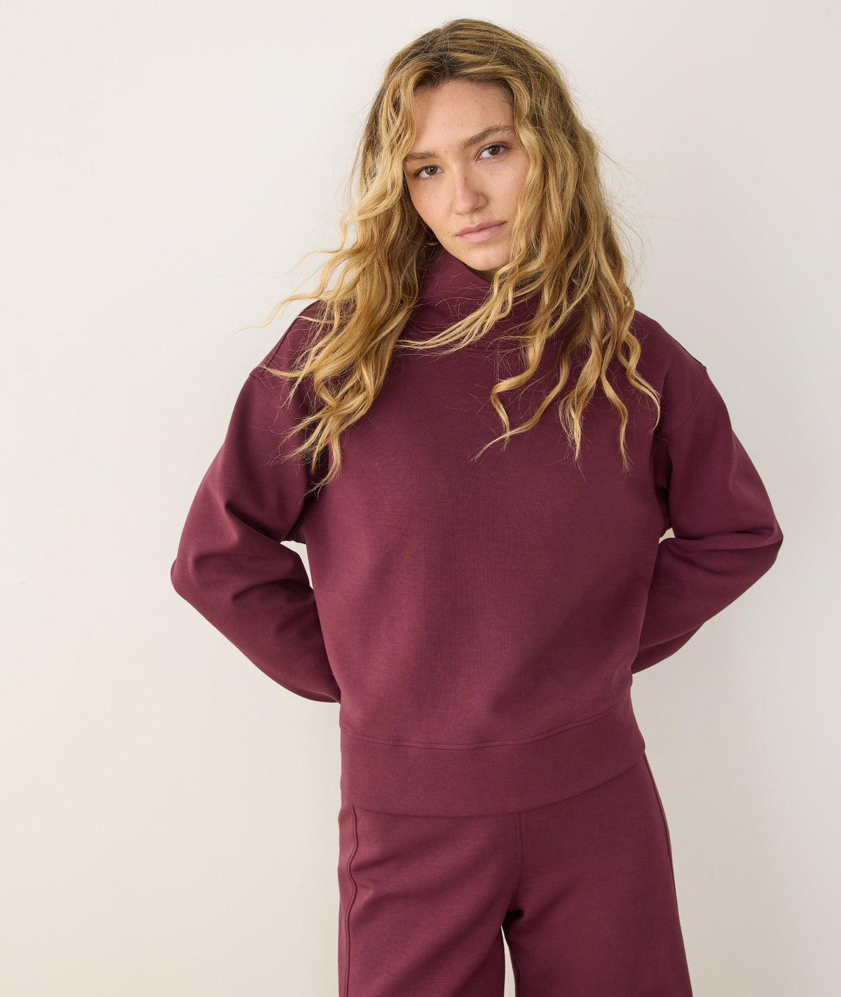 Nova Mock Neck Sweatshirt