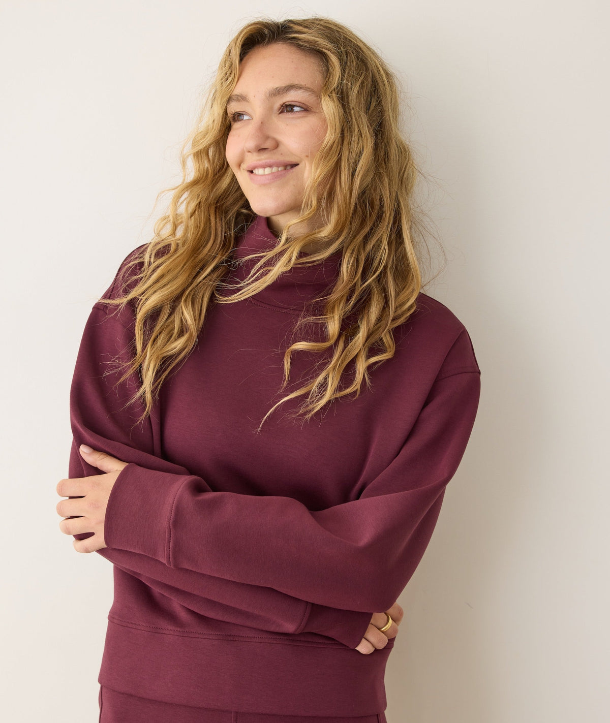 Nova Mock Neck Sweatshirt