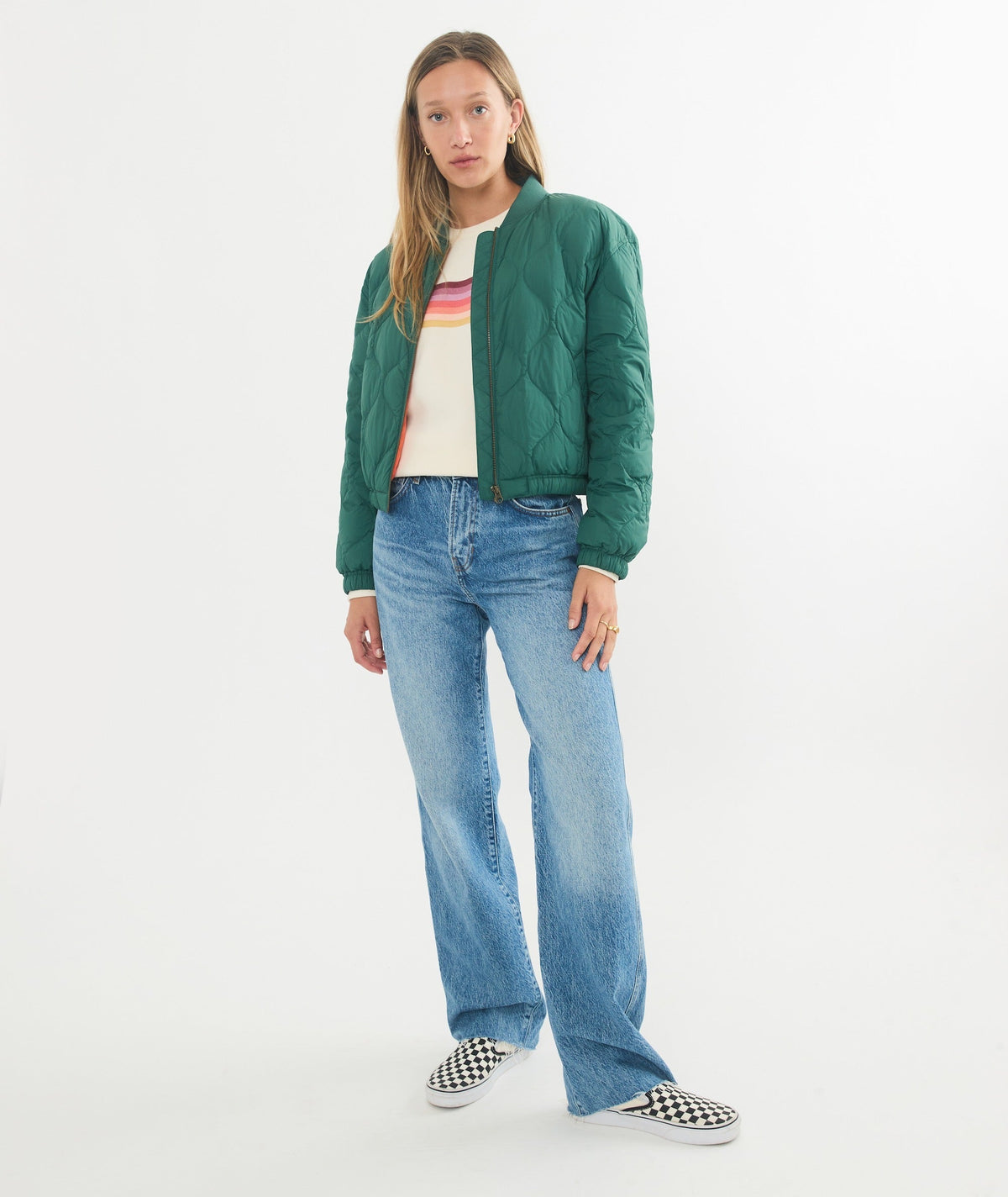 Avalon Lightweight Quilted Bomber