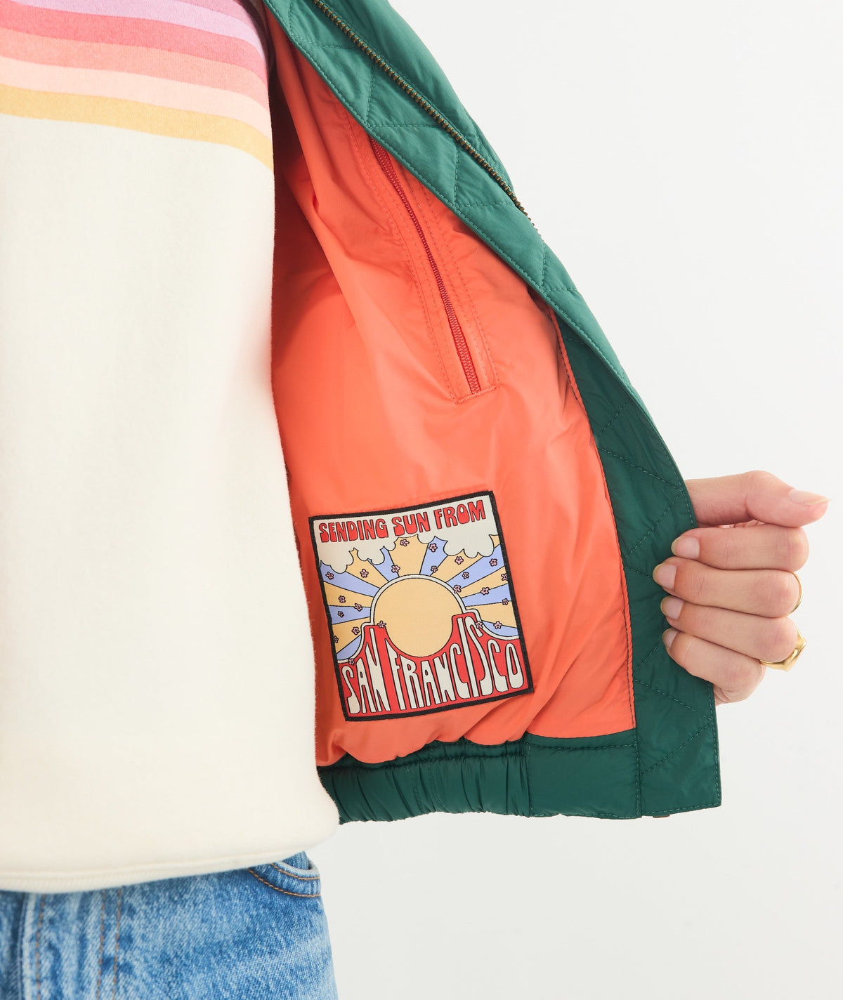 Avalon Lightweight Quilted Bomber