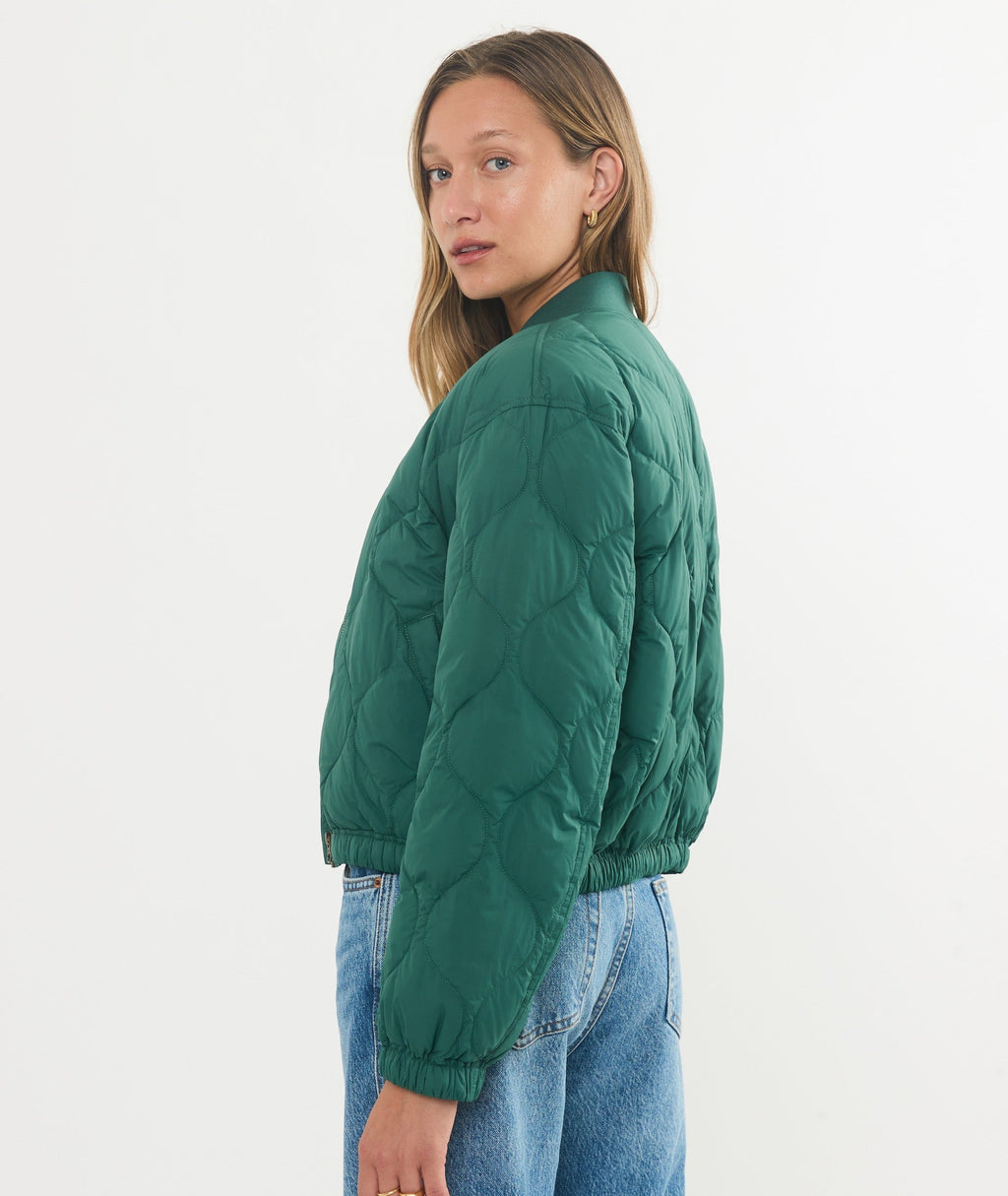 Avalon Lightweight Quilted Bomber