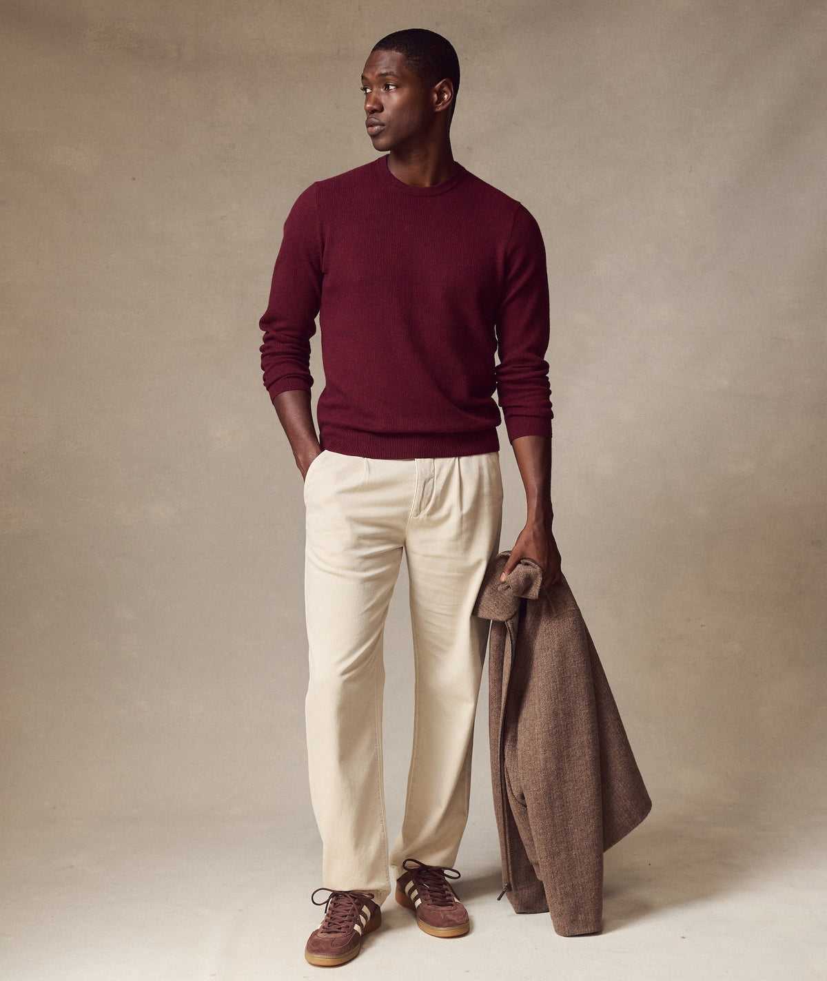 Cotton Cashmere Sweater Tee