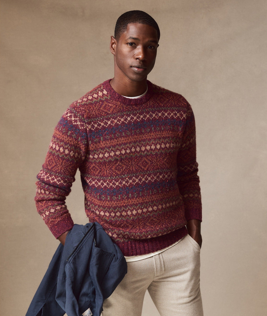 Donegal Fair Isle Sweater
