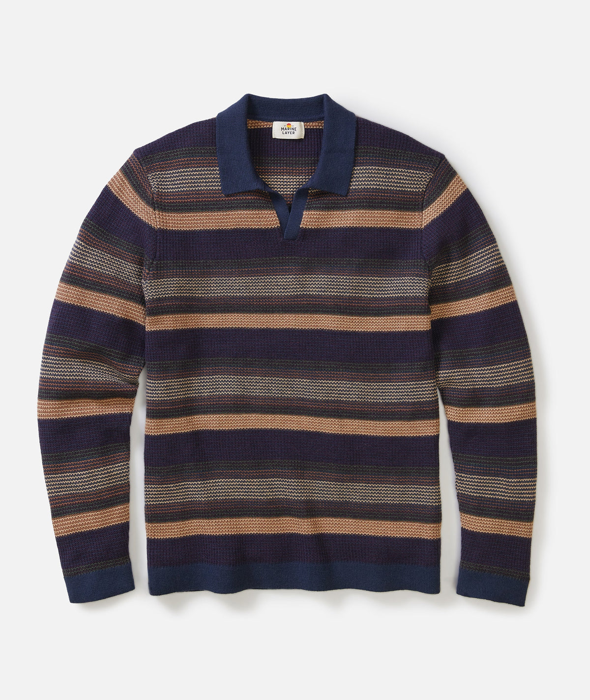 Liam Long Sleeve Sweater Polo