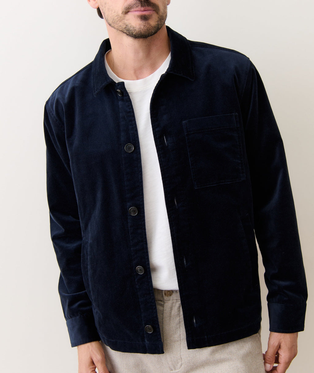 Lorenzo Velvet Overshirt