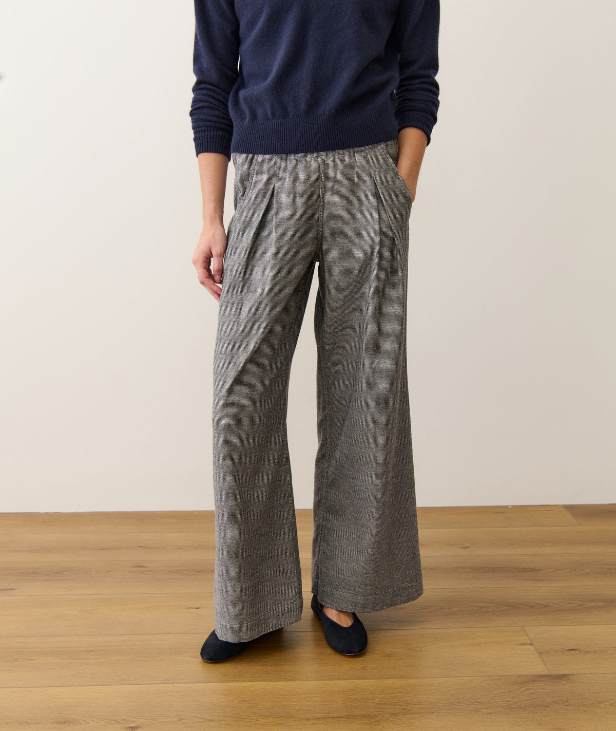 Allison Pleated Wide Leg Trouser