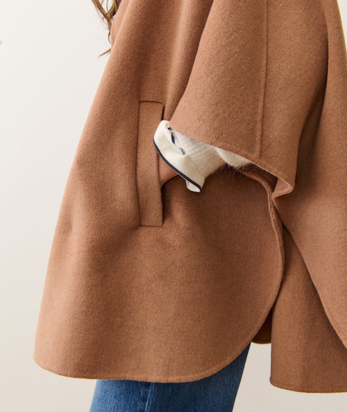 Nina Wool Cape Coat