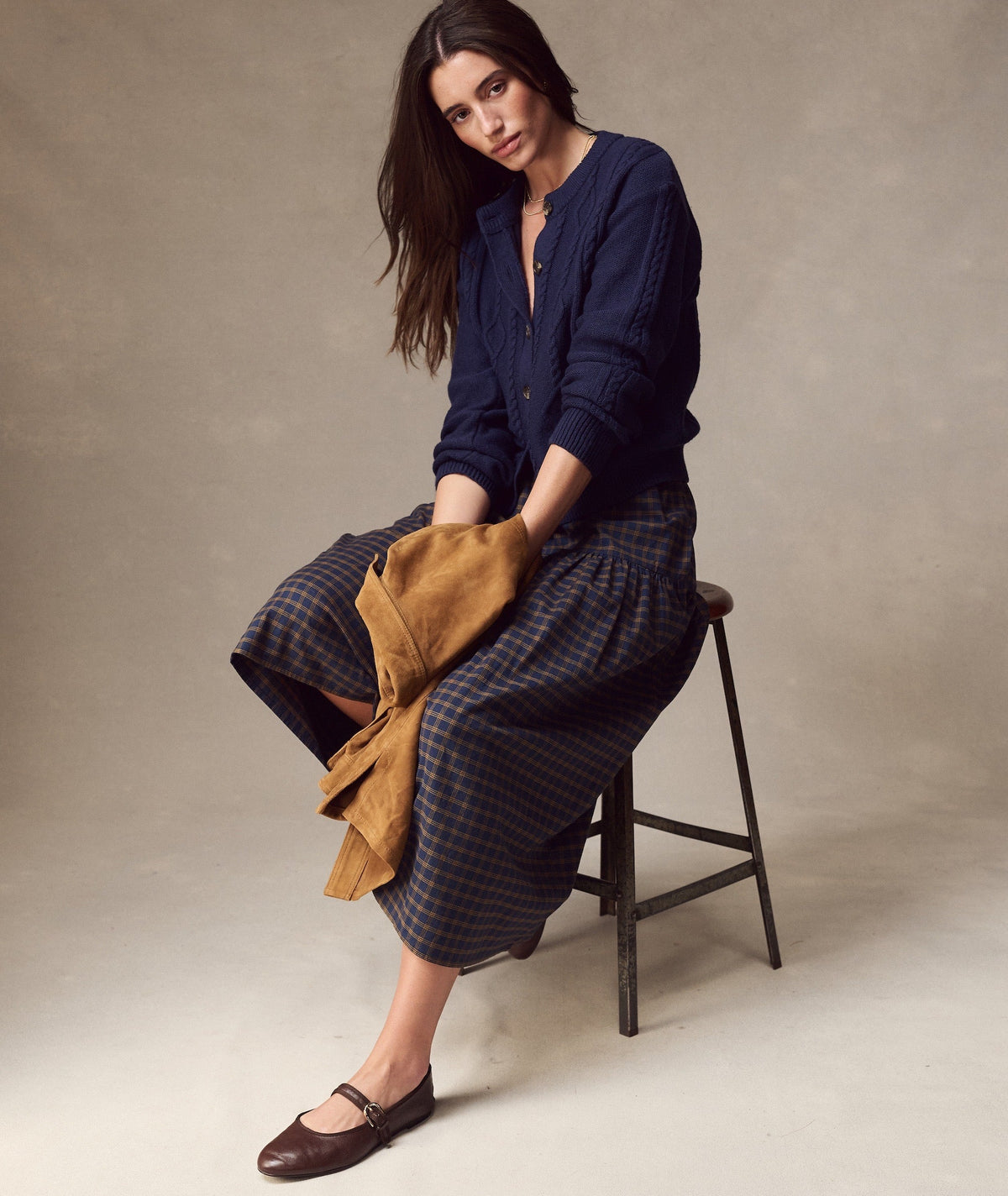 Everly Cable Knit Cardigan
