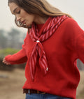 Coastal Merino Triangle Scarf