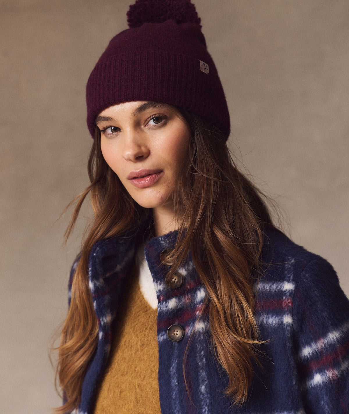 Coastal Merino Pom Beanie