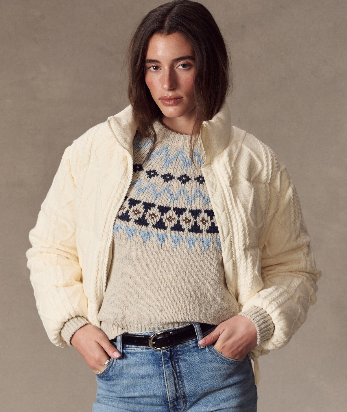 Shea Sweater Puffer Jacket