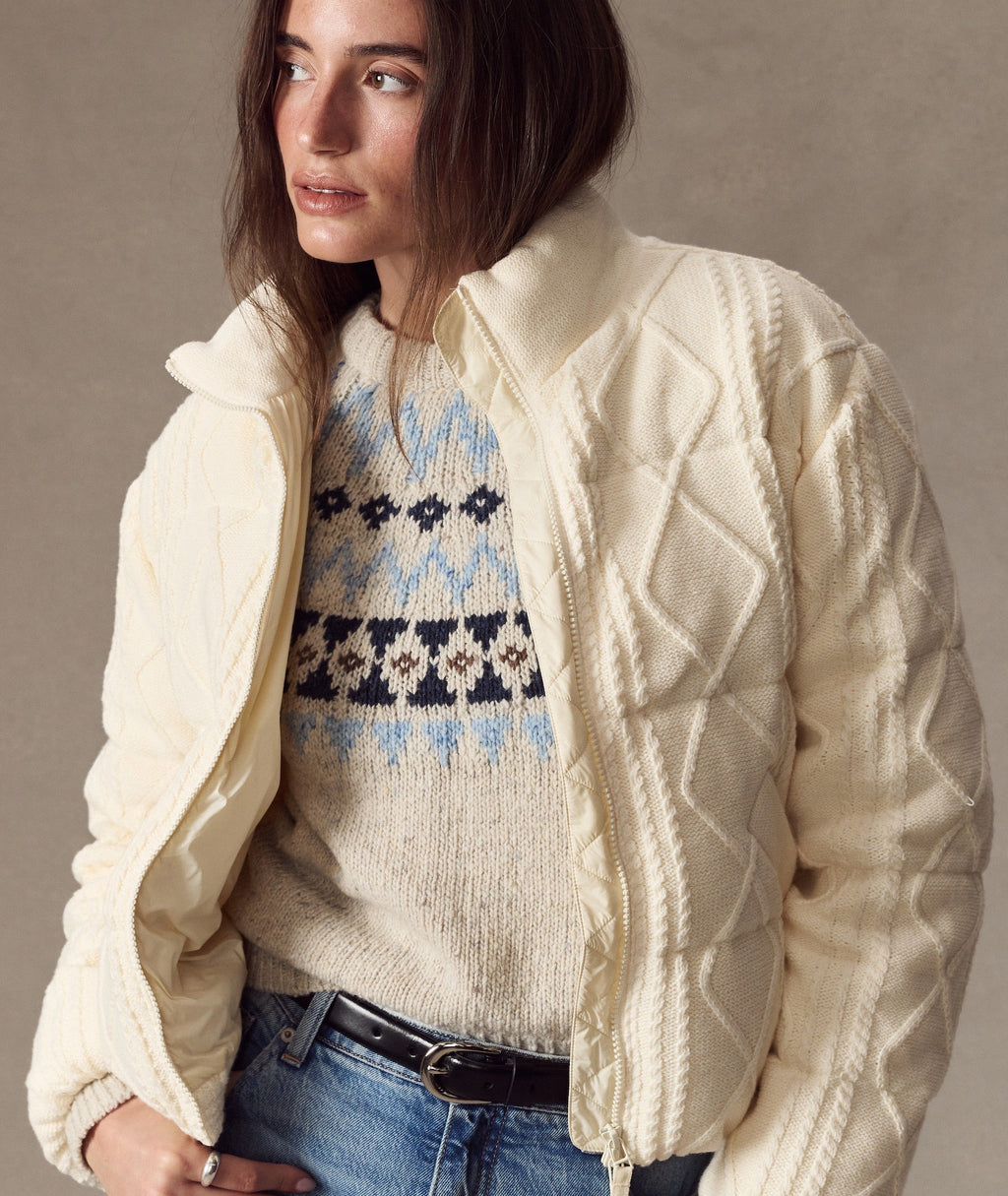 Shea Sweater Puffer Jacket