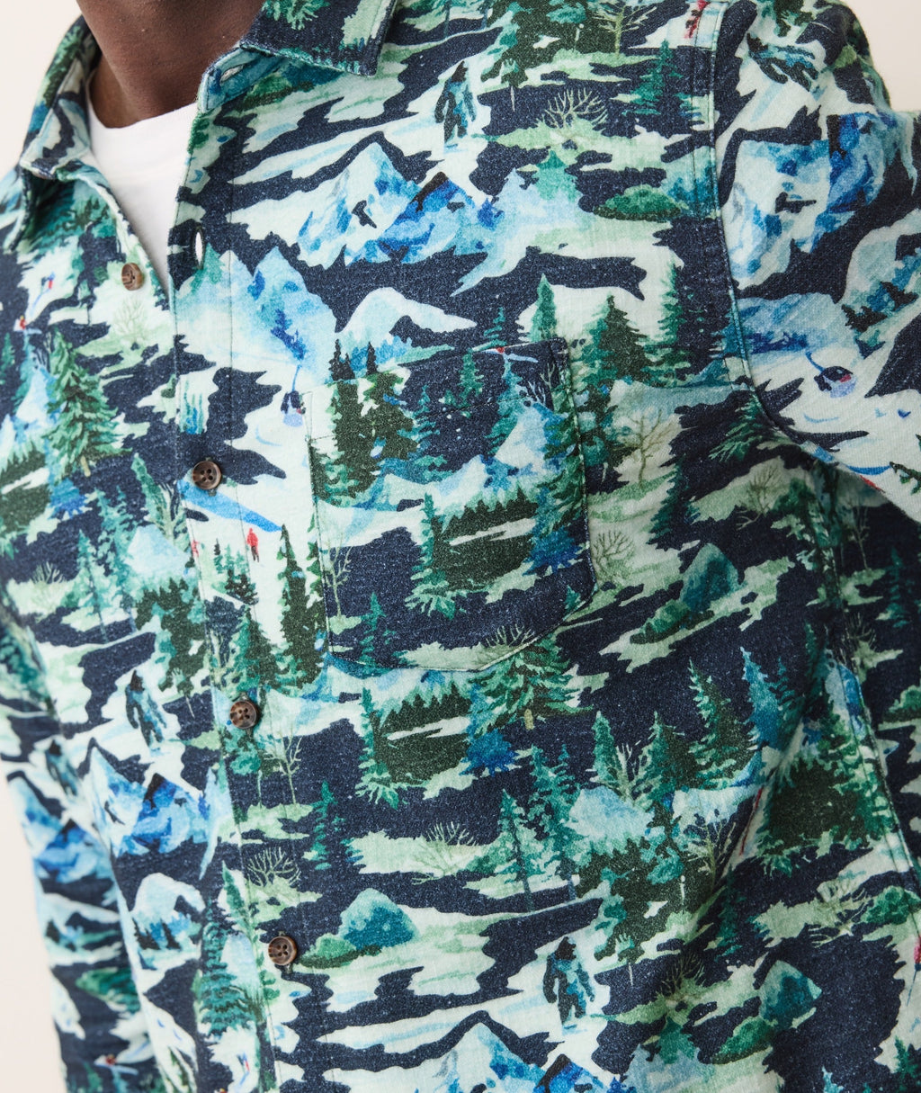 Tahoe Fresh Tracks Flannel Shirt