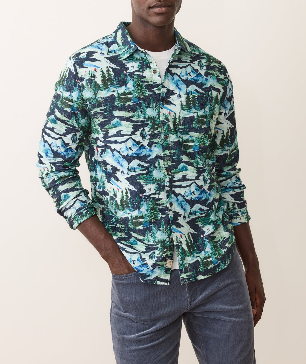 Tahoe Fresh Tracks Flannel Shirt