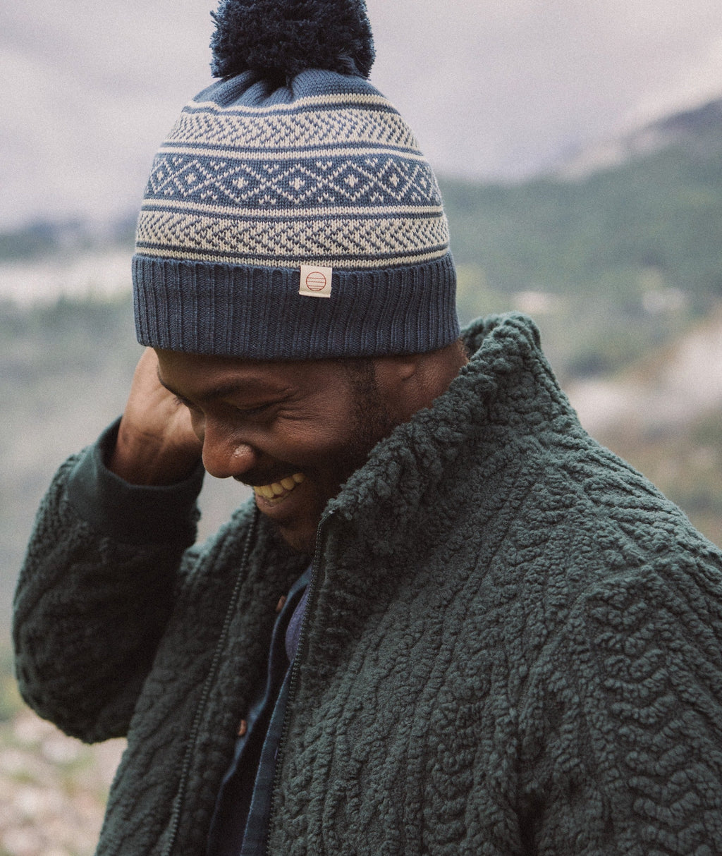 Fair Isle Pom Beanie